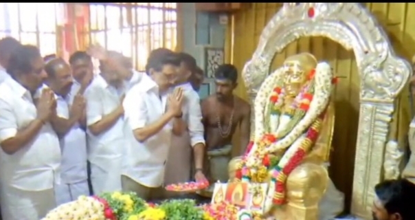 இன்று முத்துராமலிங்கத் தேவரின் 119 ஆவது ஜெயந்தி விழா மற்றும் 64வது குருபூஜை முன்னாள் முதலமைச்சருமான மு. க. ஸ்டாலின் 